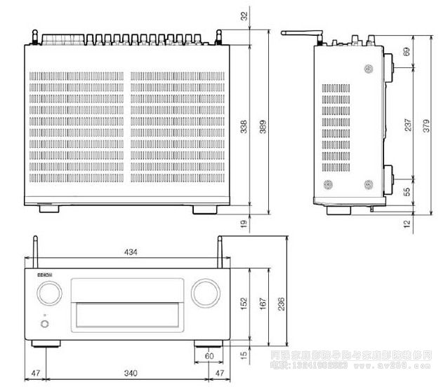 DENON X4100W���řC���ߴ�