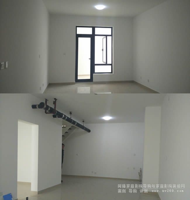 家庭影院空間原始現場