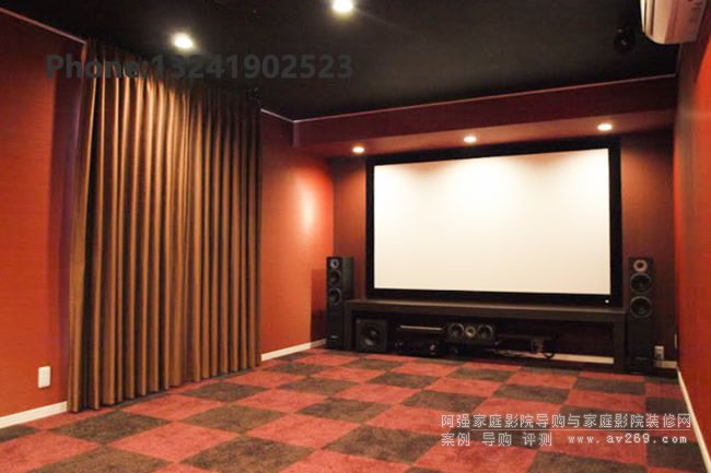 索尼4K投影機組建的家庭影院案例 索尼VW558投影機