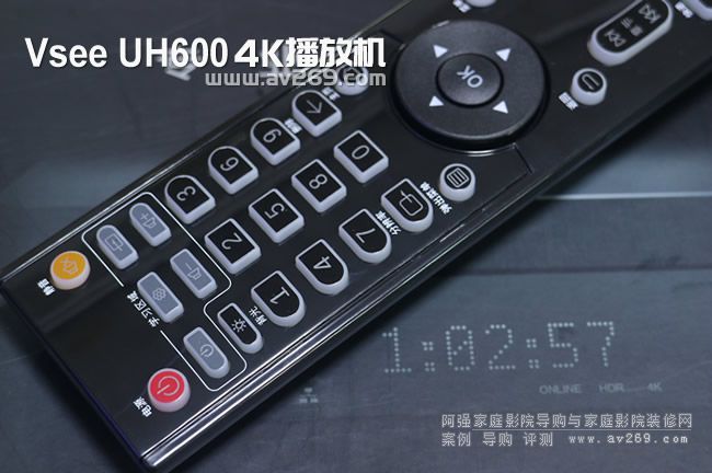 vsee uh600遙控器特寫
