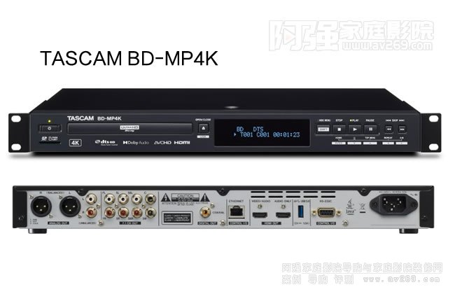 TASCAM BD-MP4K ���I4KUHD�{����C��������B