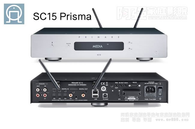 翩美Primare SC15 Prisma 媒體流前級放大器介紹