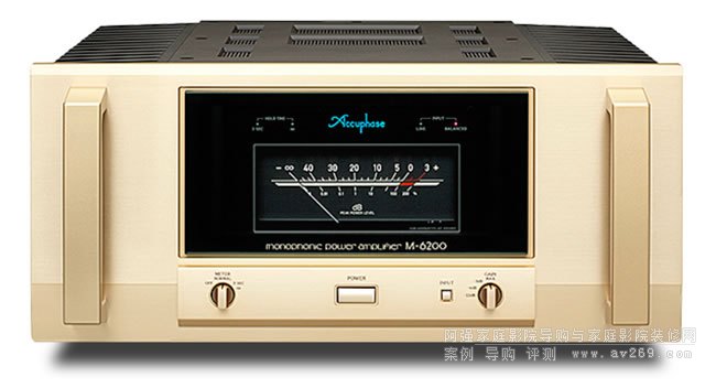 200W/1Ω單聲功率放大器M-6200