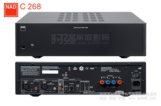 NAD C268���w���ţ�����80W���300W�󼉹��Ž�B