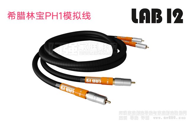 Lab12林寶PH1模擬唱機互連RCA線