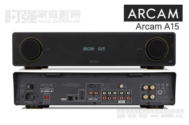 雅俊 ARCAM A15立體聲AB類80W功率功放